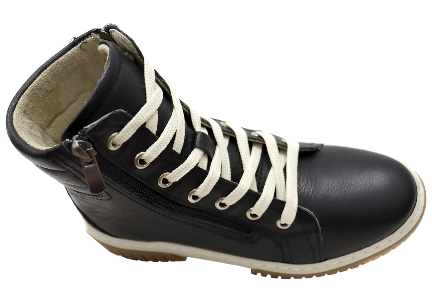 Cabello Comfort Petra Womens European Comfortable Leather Boots