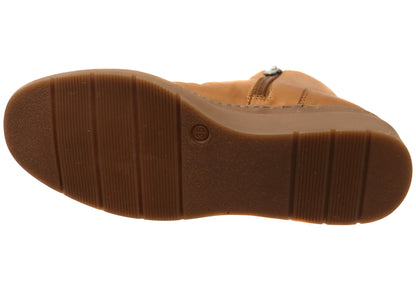 Cabello Comfort Perry Womens European Comfortable Leather Boots