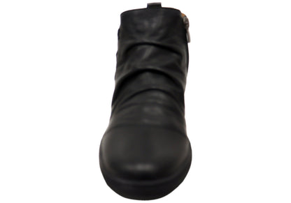 Cabello Comfort Perry Womens European Comfortable Leather Boots