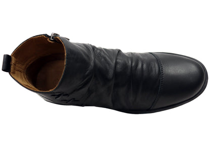 Cabello Comfort Perry Womens European Comfortable Leather Boots
