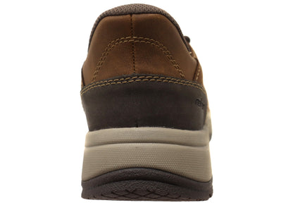 Rieker Mens 11050 Comfortable Leather Extra Wide Fit Slip On Shoes