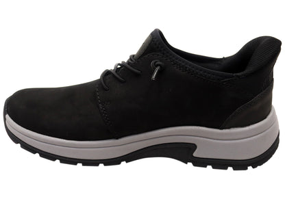 Rieker Mens 11050 Comfortable Leather Extra Wide Fit Slip On Shoes