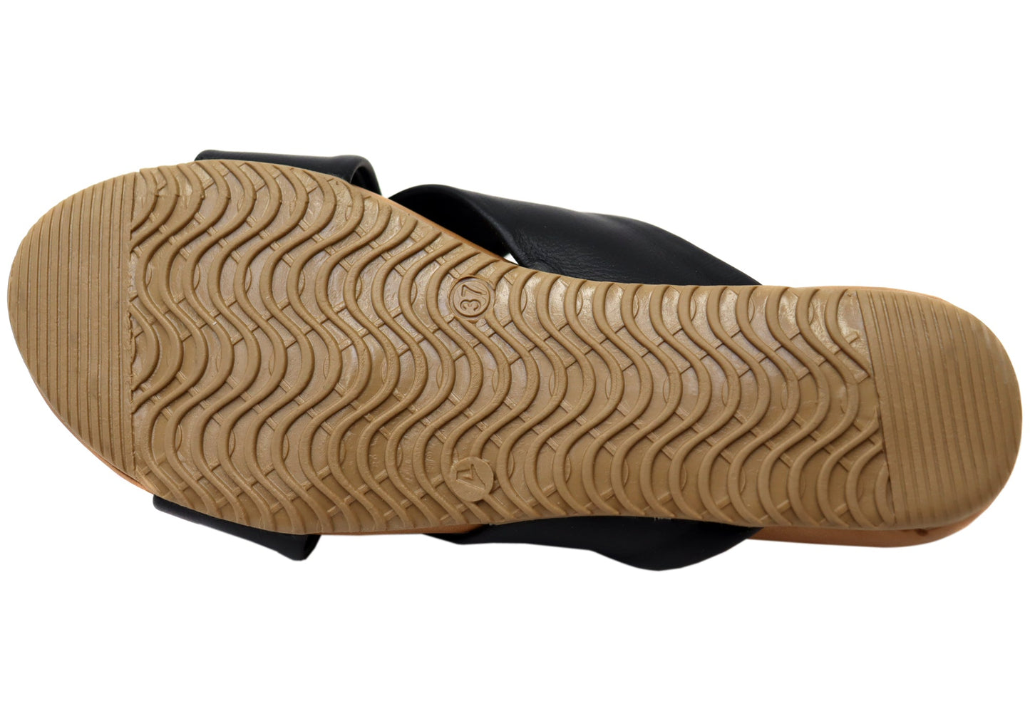 Orizonte Lovestep Womens Comfortable European Leather Slides Sandals