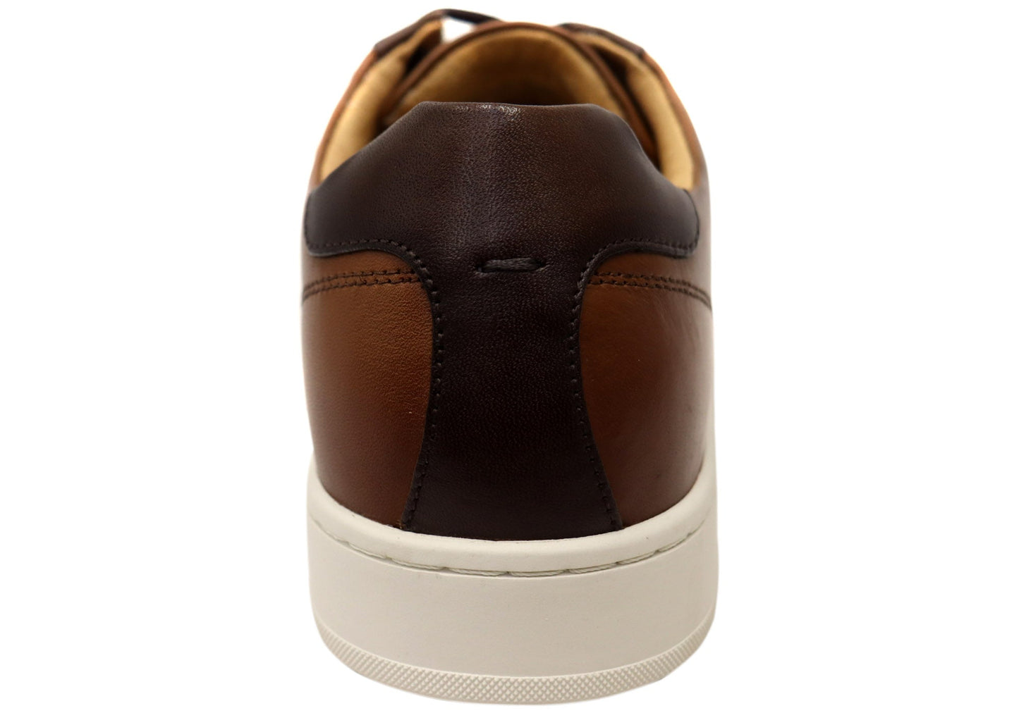 Florsheim Mens Leather EE Extra Wide Monopoli Lace To Toe Sneakers
