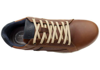 Rockport Jeb RO Mens Leather Comfortable Lace Up Shoes