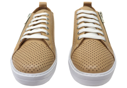 Orizonte Aldina Womens European Comfortable Leather Casual Shoes