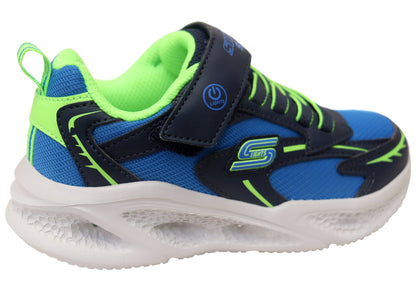 Skechers Kids Boys S Lights Skechers Meteor Lights Glow Strider Shoes