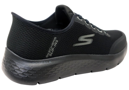 Skechers Mens Go Walk Flex Netro Extra Wide Fit Comfort Slip On Shoes