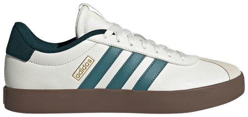 Adidas Men's VL Court Sneakers, Core White / Preloved Teal / Aurora Ivy, JR8635