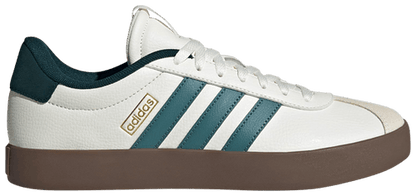 Adidas Men's VL Court Sneakers, Core White / Preloved Teal / Aurora Ivy, JR8635