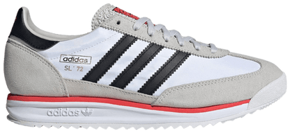 Adidas Originals Men's Grey/Black/Red SL 72 RS Sneakers, JS0746