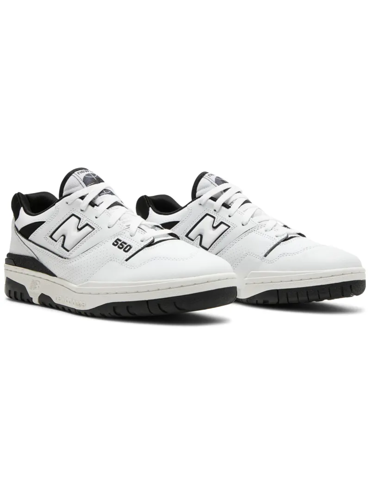 New Balance Men's Sneakers, Black and White, BB550HA1