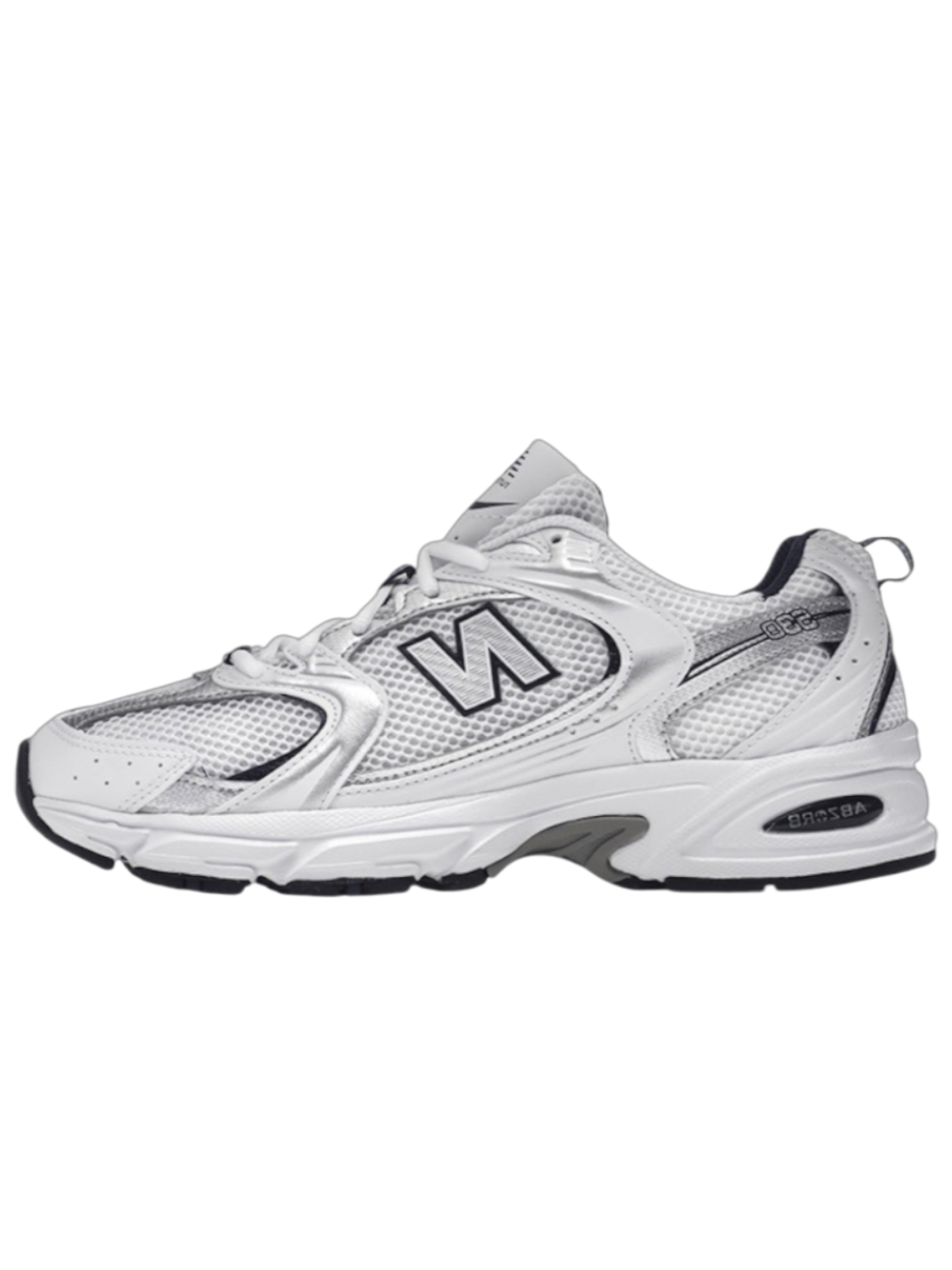 New Balance 530 White Silver Navy