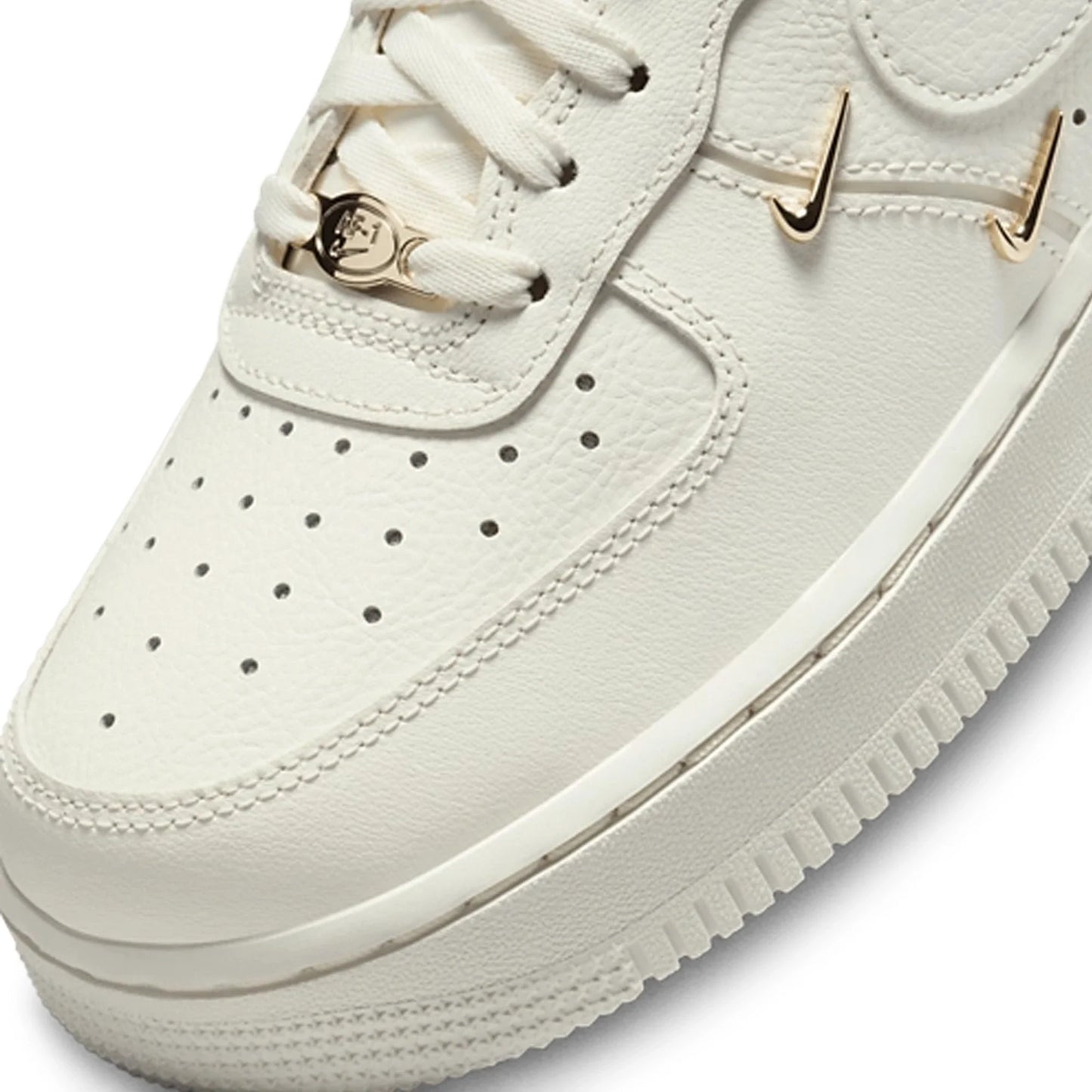 Nike Air Force 1 '07 LX CN 'Sail Gold Mini Swooshes' Women's (2023)