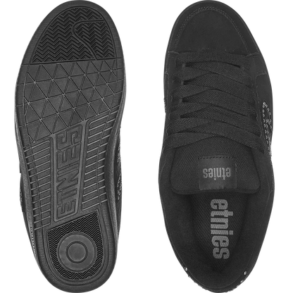 Etnies Kingpin Black Black Silver Shoes