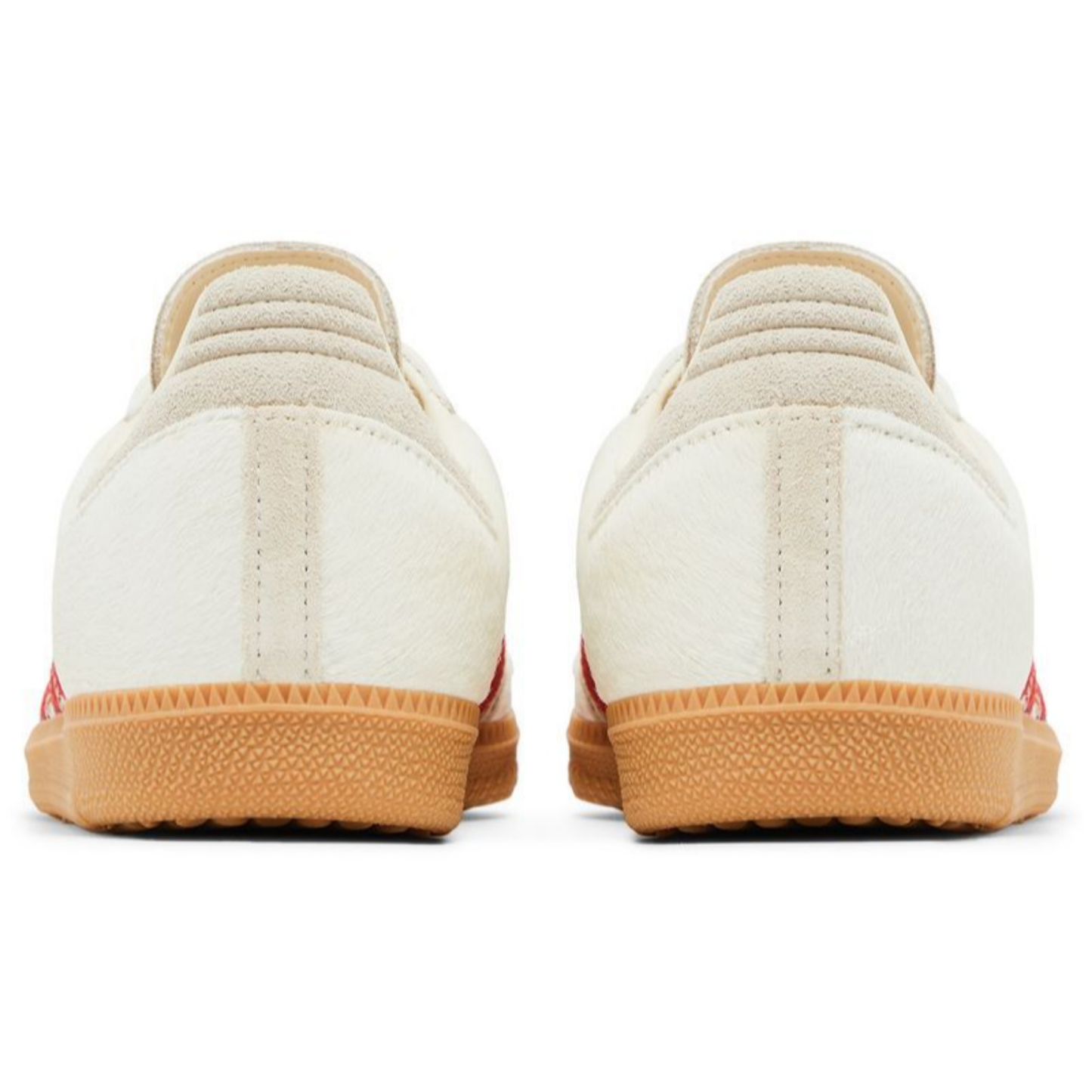 Adidas Originals Women's Cream/Red/Gum Samba OG Sneakers, JS3935