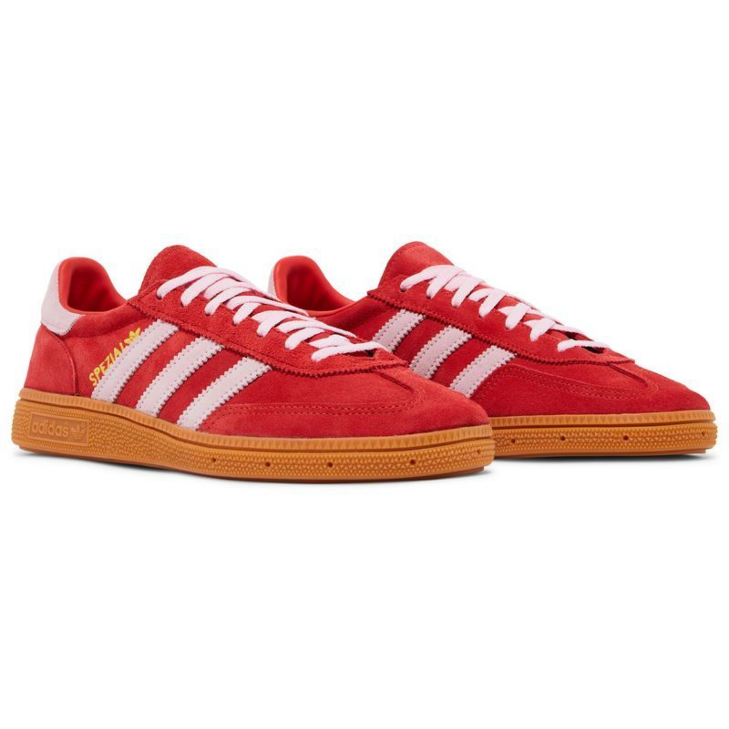 Adidas Originals Women's Handball Spezial Sneakers, bright red/clear pink, IE5894
