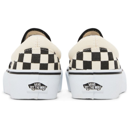 Vans Slip‑On Platform Canvas Sneakers, Checkerboard, VN00018EBWW