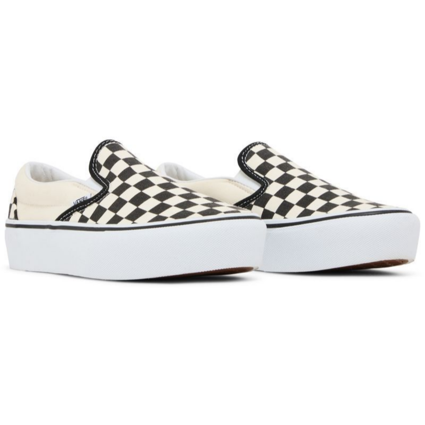 Vans Slip‑On Platform Canvas Sneakers, Checkerboard, VN00018EBWW