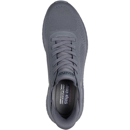 Men's Wide Fit Skechers Slip-ins 118312 Bobs Sport Squad Chaos Solid Step Trainers