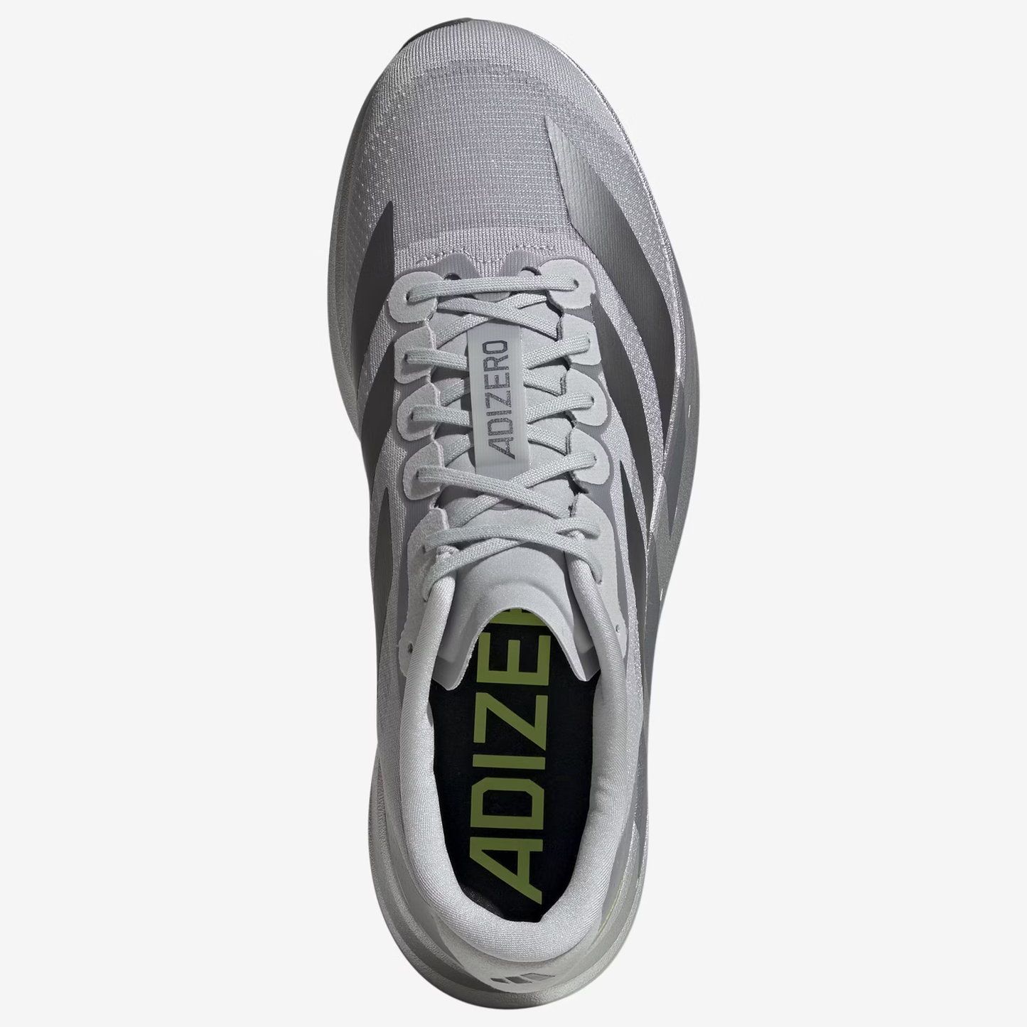 Adidas Mens Silver Adizero EVO SL Shoes, JR3419