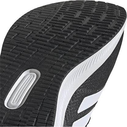 Men's Wide Fit Adidas Runfalcon 5 Walking/Running Trainers - Black/White