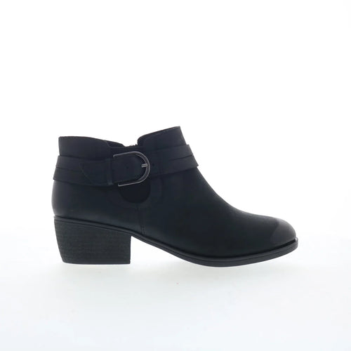 Clarks Charlten Rae 26179573 Womens Black Leather Ankle & Booties Boots