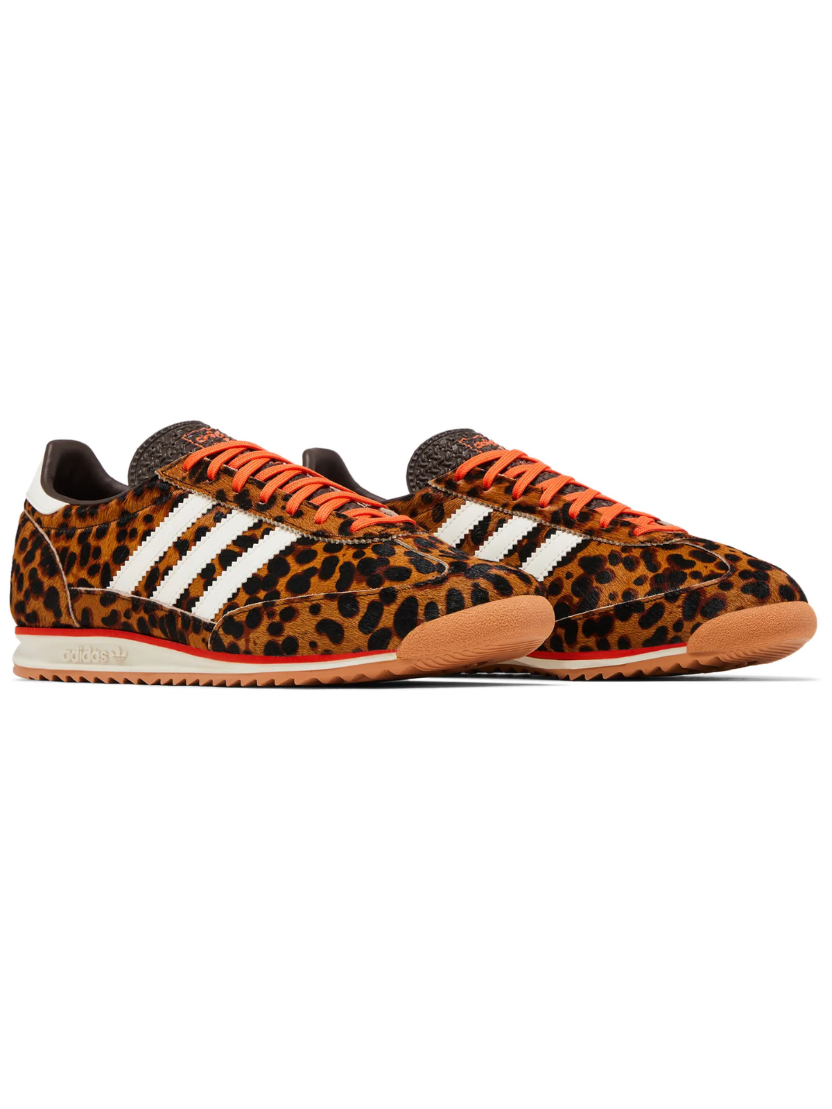 Adidas Women's Leopard Print SL 72 Sneakers, JI0189 (Damaged Box)