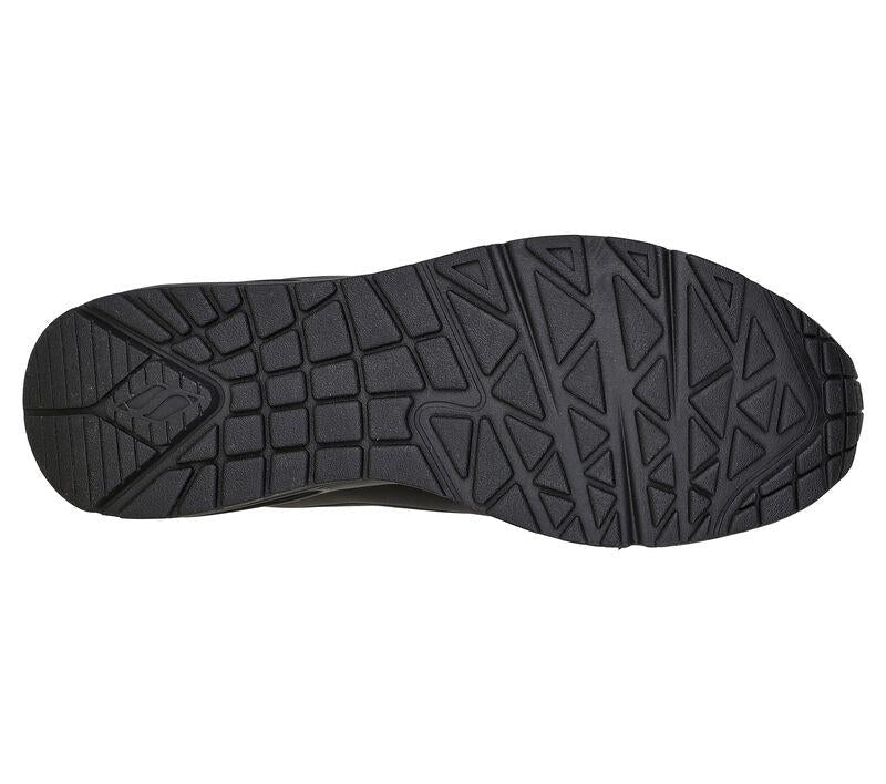 Men's Wide Fit Skechers 52458 Uno - Stand On Air Walking Trainers