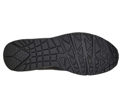 Men's Wide Fit Skechers 52458 Uno - Stand On Air Walking Trainers