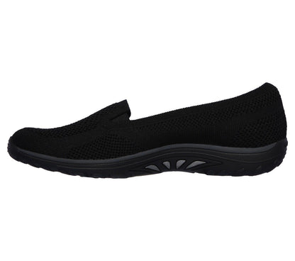 Womens Wide Fit Skechers Reggae Fest Enjoy 49679 Slip On Shoes