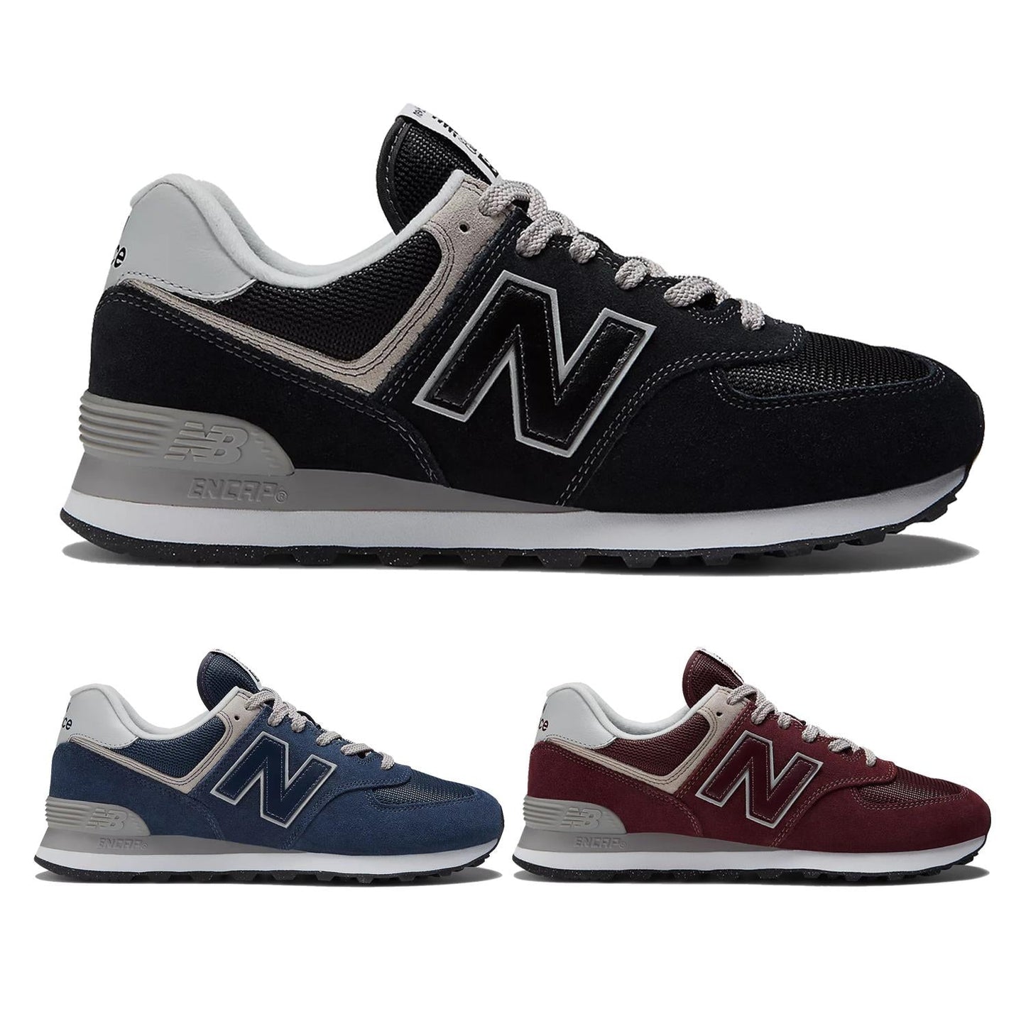 Womens Wide Fit New Balance ML574 Walking/Running Trainers