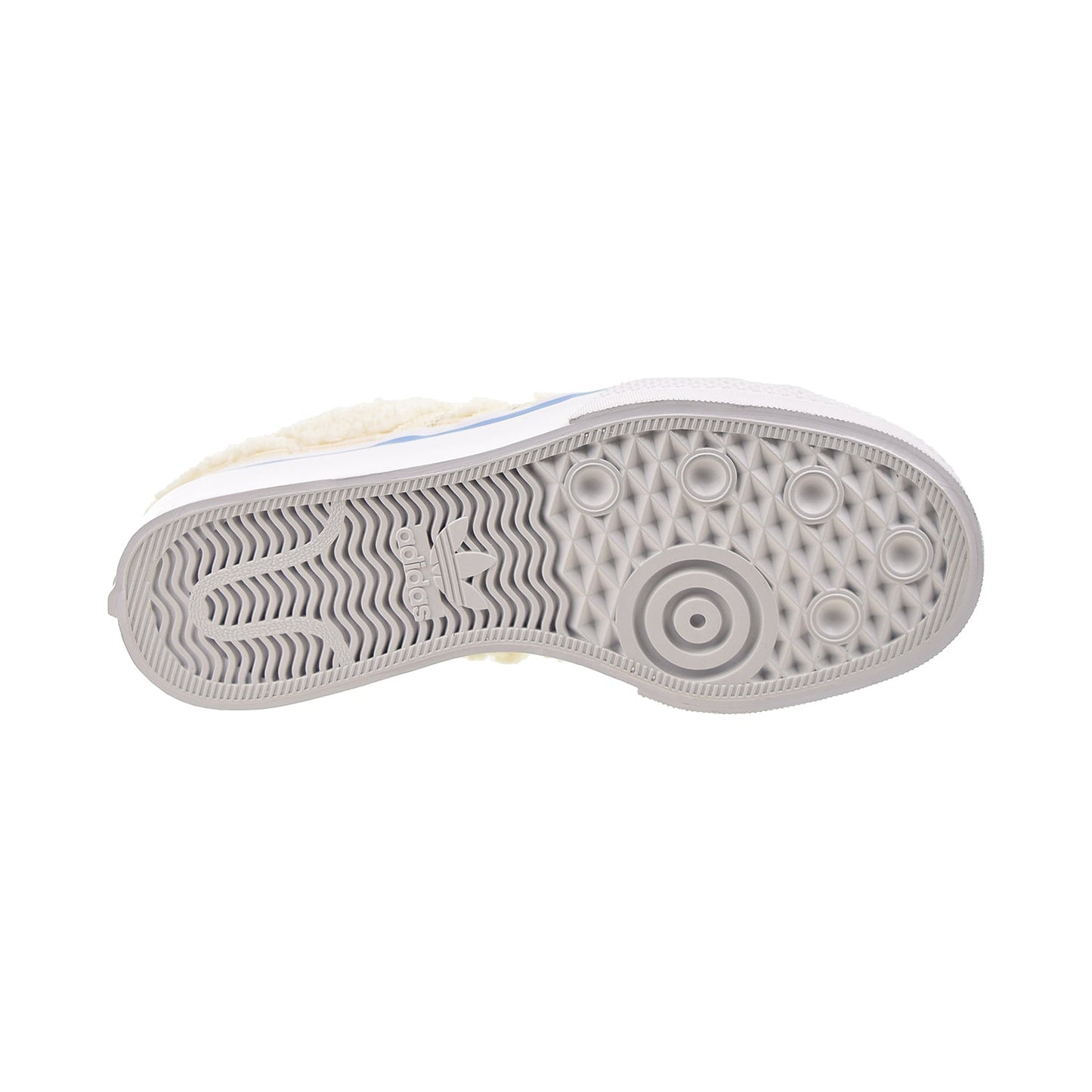 Adidas Nizza Platform Sherpa Women's Shoes Wonder White-Cloud White-Ambient Sky