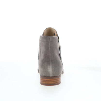 Spenco Ivy Boot Dove SP1043DOV Womens Gray Wide Suede Ankle & Booties Boots