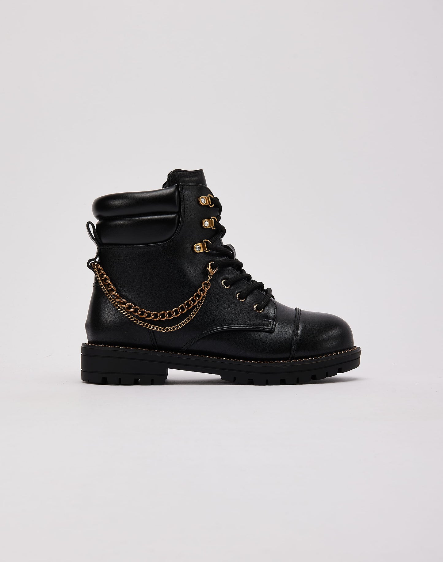 Kurt Geiger Chain Combat Boot Grade-School
