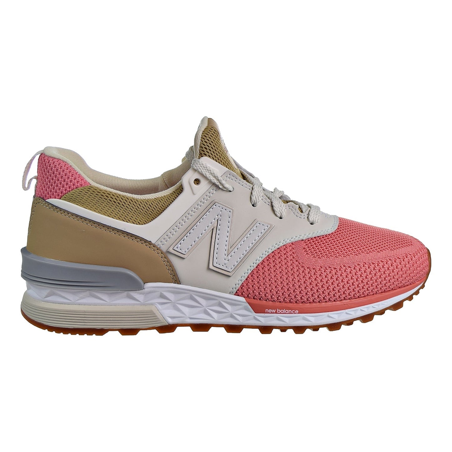 New Balance 574 Sport Men's Shoes Peach/Tan/White