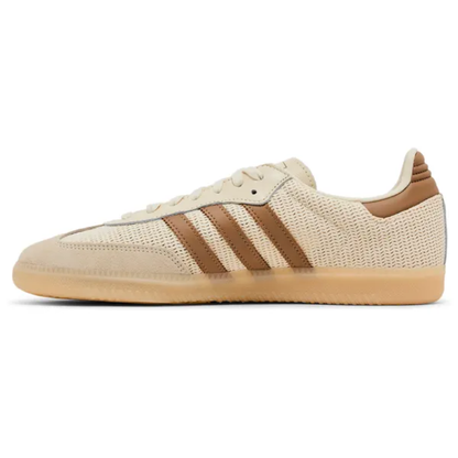 Adidas Originals Men's Cream Samba OG Sneakers, JI3185 (No Box)