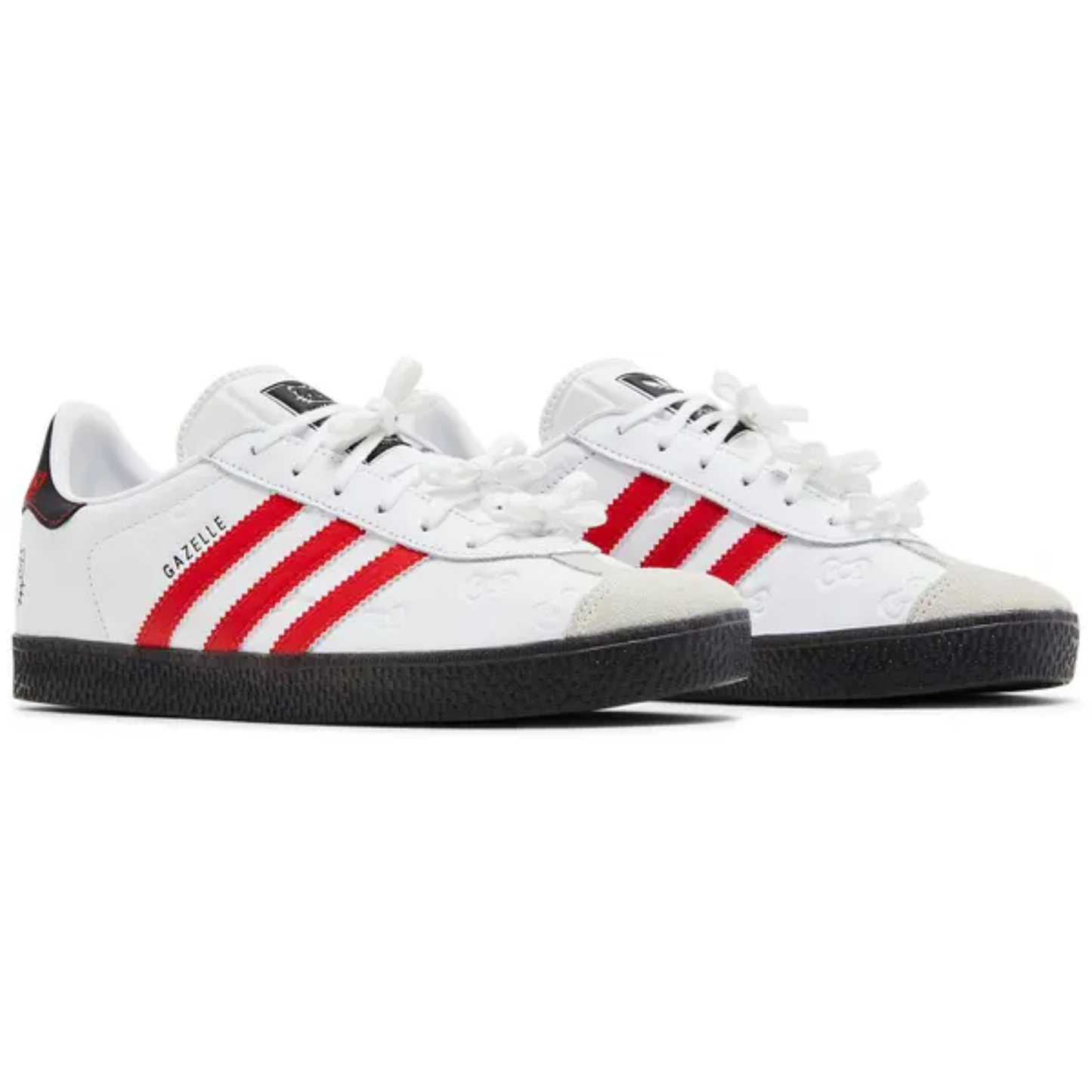 Adidas Women's White Hello Kitty x adidas Gazelle J Sneakers, IH9953 (No Box)