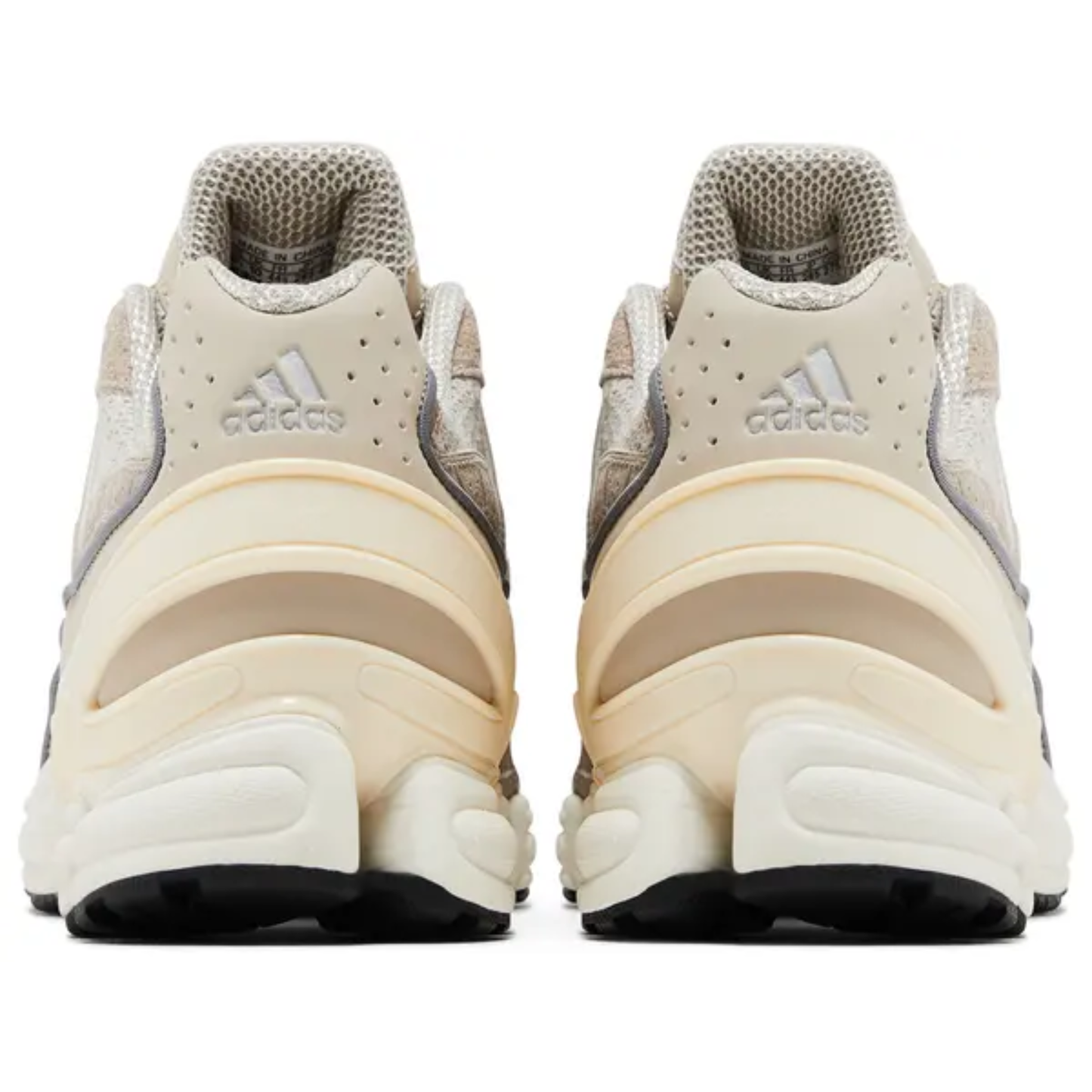 Adidas Men's Cream Ozweego Pro 'Alumina' Sneakers, IH0411 (No Box)