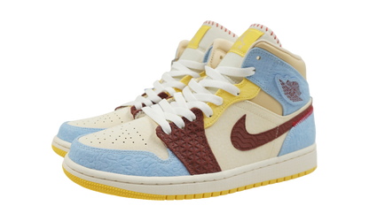 Jordan 1 Mid SE Fearless Maison Chateau Rouge