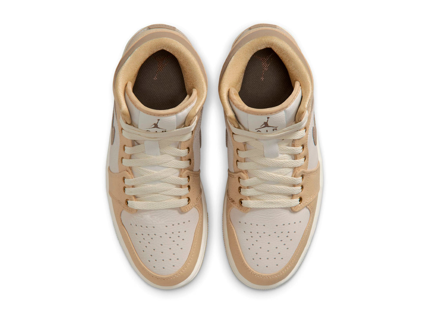 Women's Air Jordan 1 Mid SE in Sesame / Khaki