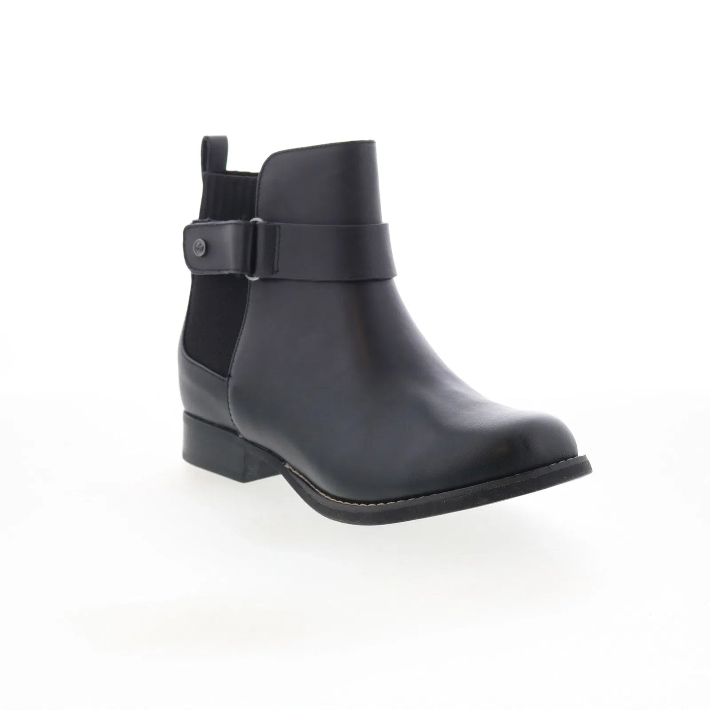 Spenco Park Avenue Boot SP1096BLK Womens Black Leather Ankle & Booties Boots