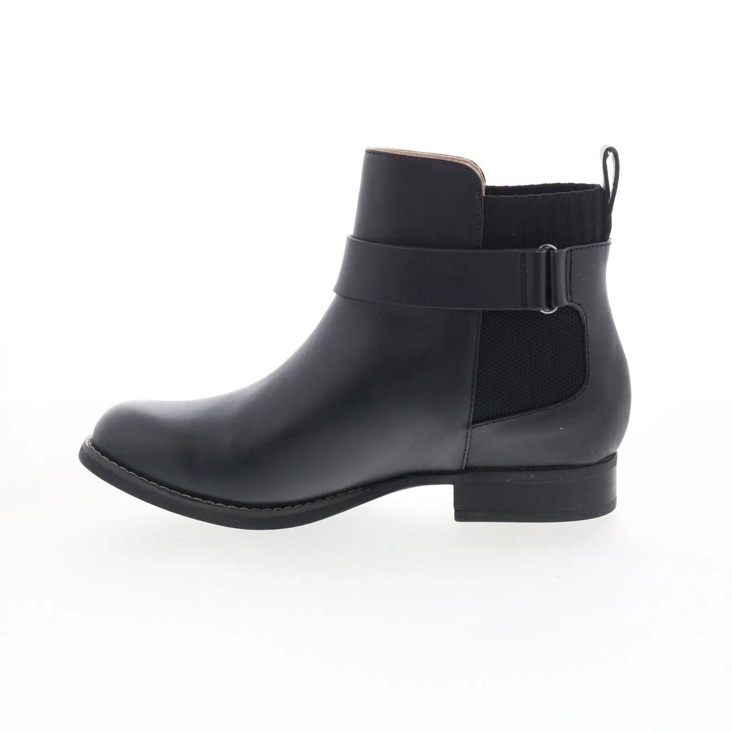 Spenco Park Avenue Boot SP1096BLK Womens Black Leather Ankle & Booties Boots