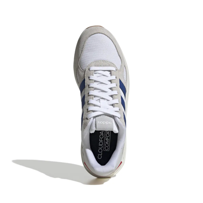 Adidas Men's White Run 84 Running Shoes, IH8621