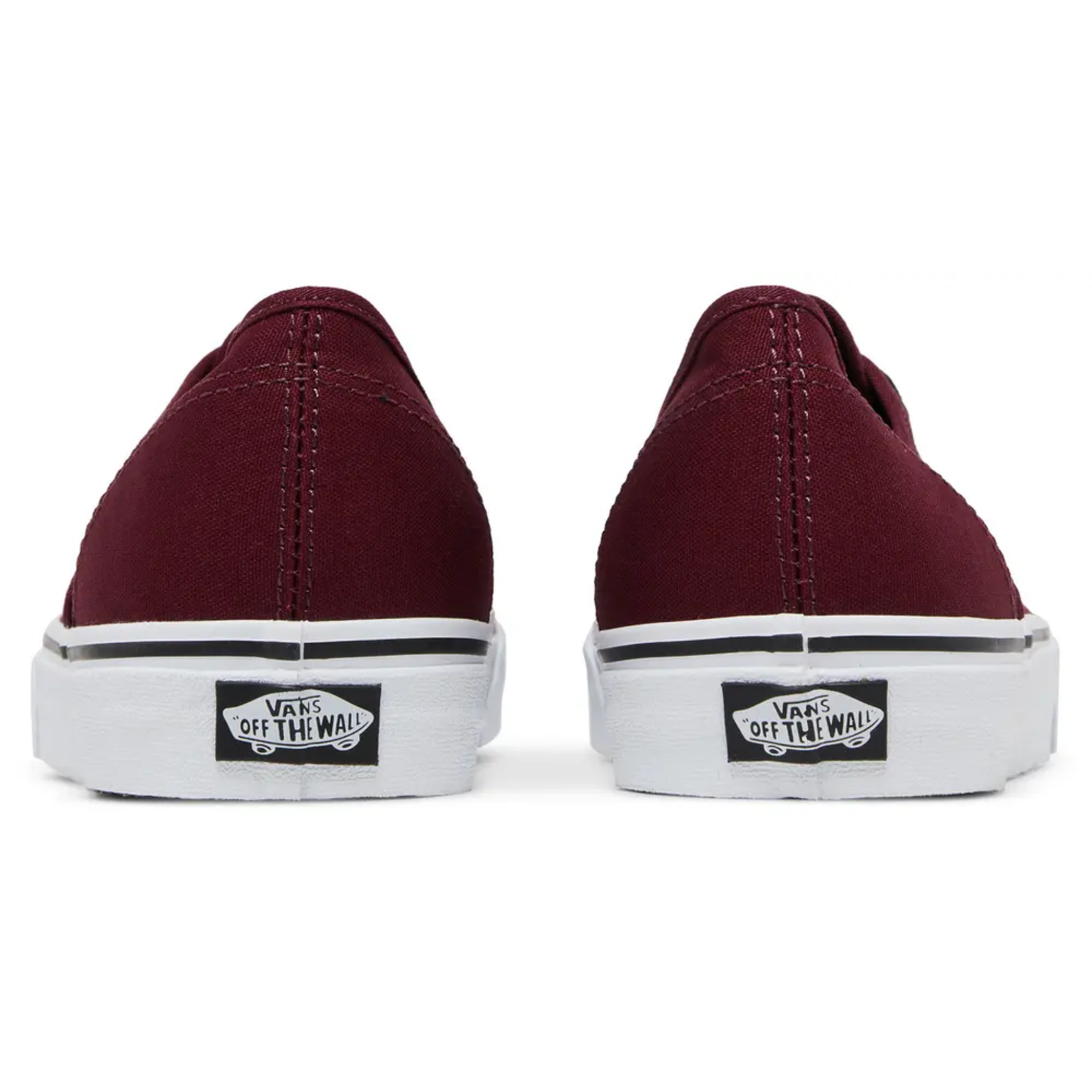 Vans Mens Burgundy Authentic Canvas Shoes, VN000QER5U8