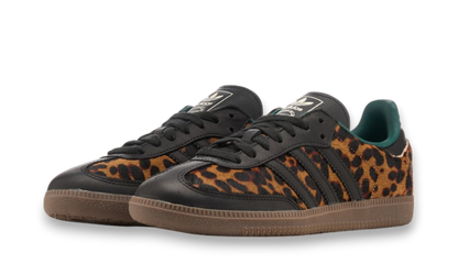 adidas Originals Women's Samba OG "Black Green Leopard"