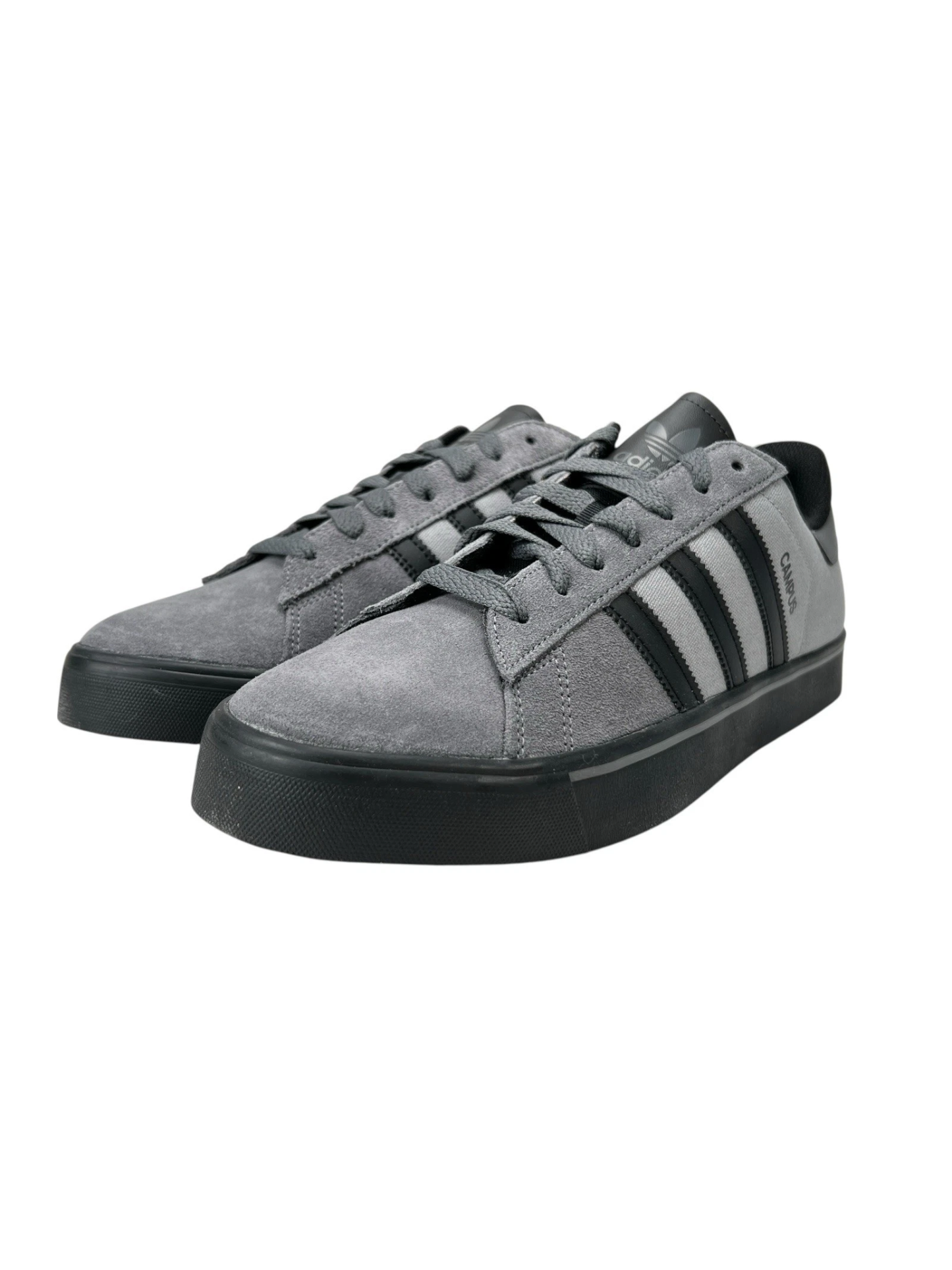 Adidas Men's Grey Campus Vulc Sneakers, JQ6359 (Damaged Box)