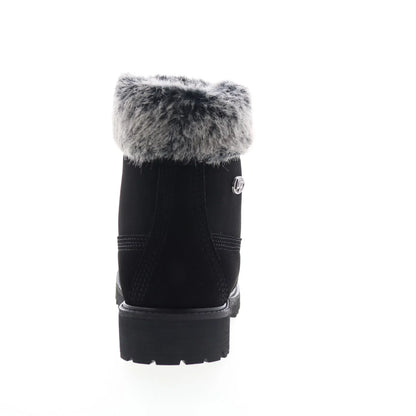 Lugz Hudson Fur WHUDSFD-001 Womens Black Synthetic Casual Dress Boots
